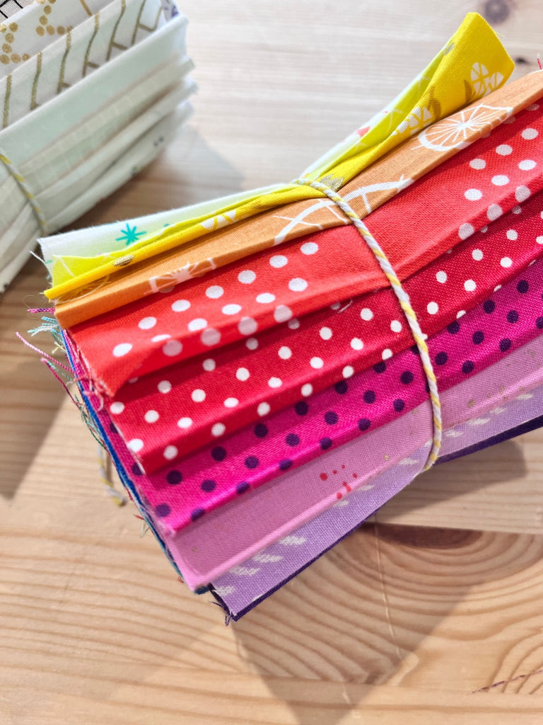 5" Fabric Roll 15 pieces - Rainbow - The Eternal Maker - UK Fabric Shop