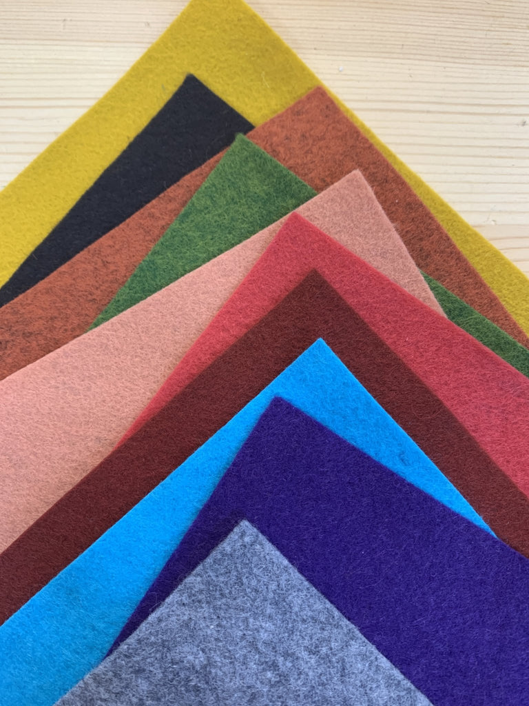 5” Woolfelt Charm Squares Mystery Selection - The Eternal Maker - UK Fabric Shop