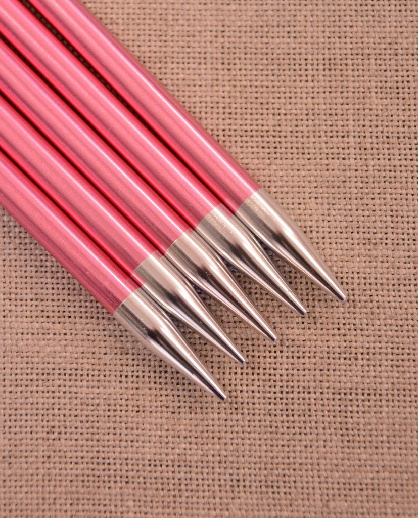 6.50mm 20cm - Zing Double Pointed Needles - set of five - The Eternal Maker - UK Fabric Shop