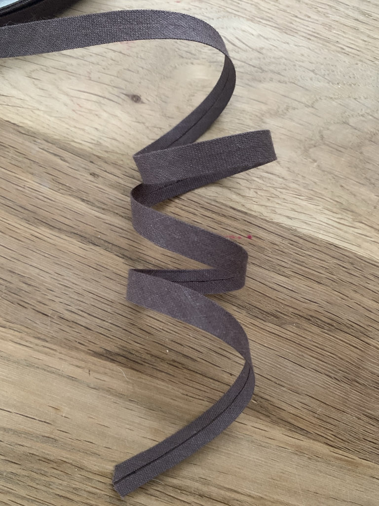 6mm Bias Binding - Brown - The Eternal Maker - UK Fabric Shop