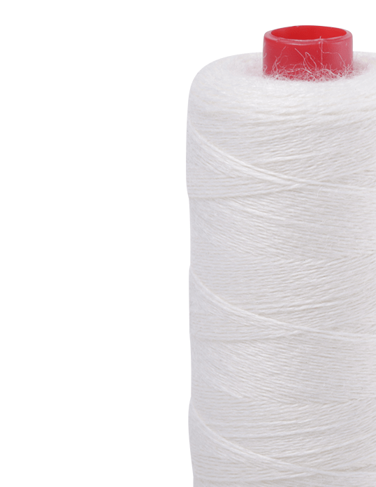 8024 - Aurifil 12wt Lana Wool Thread - 350m White - The Eternal Maker - UK Fabric Shop