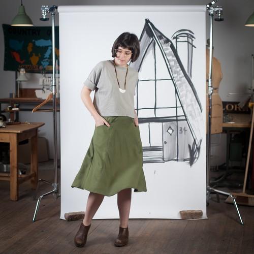 A - Frame Pencil Skirt - Blueprints for Sewing - Digital PDF Pattern - The Eternal Maker - UK Fabric Shop