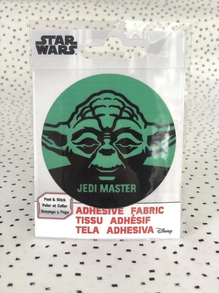Ad*Fab Iron On Applique Jedi Master - Yoda Badge - Stick On Appliqué Motif - Star Wars