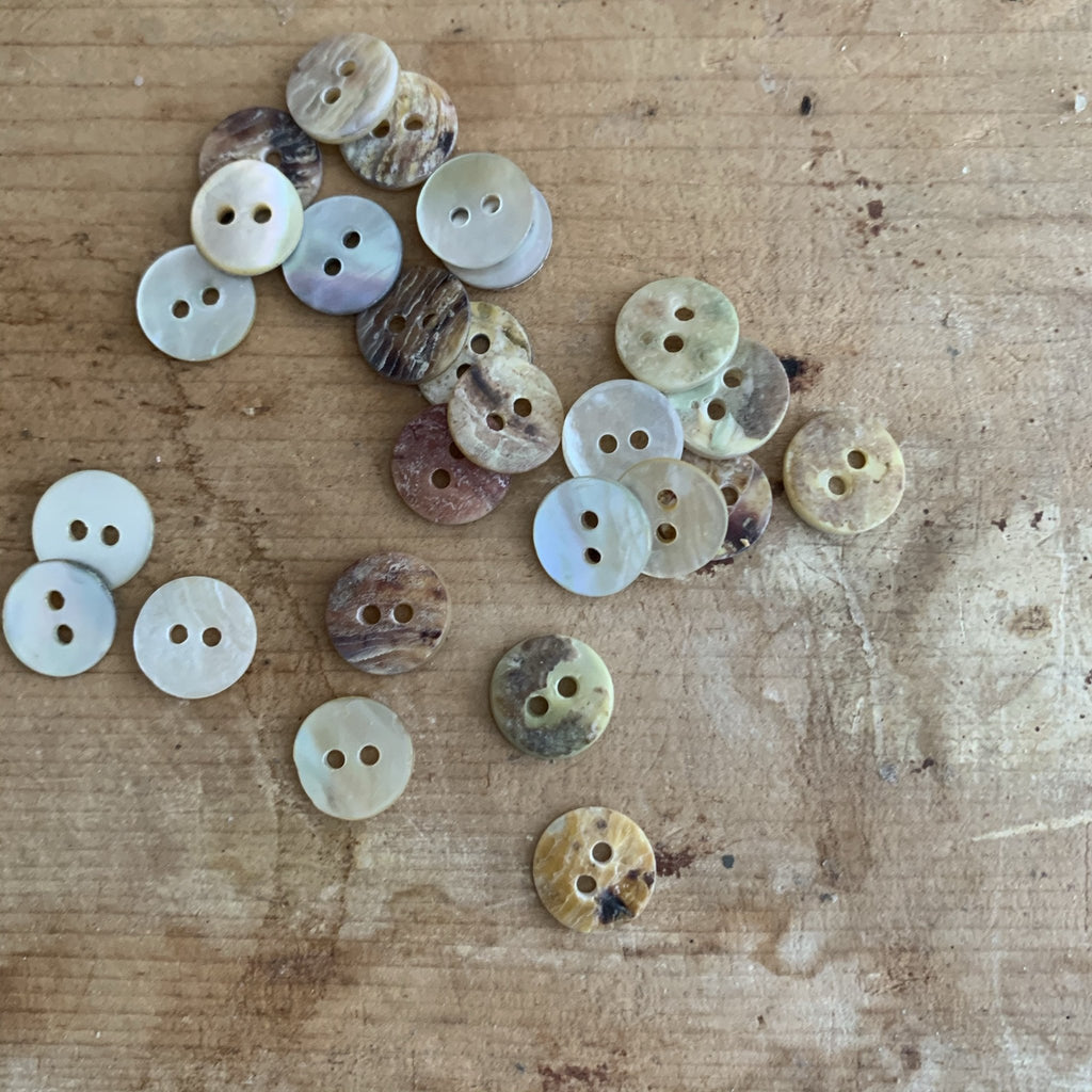Agoya Shell - 10mm Button - The Eternal Maker - UK Fabric Shop