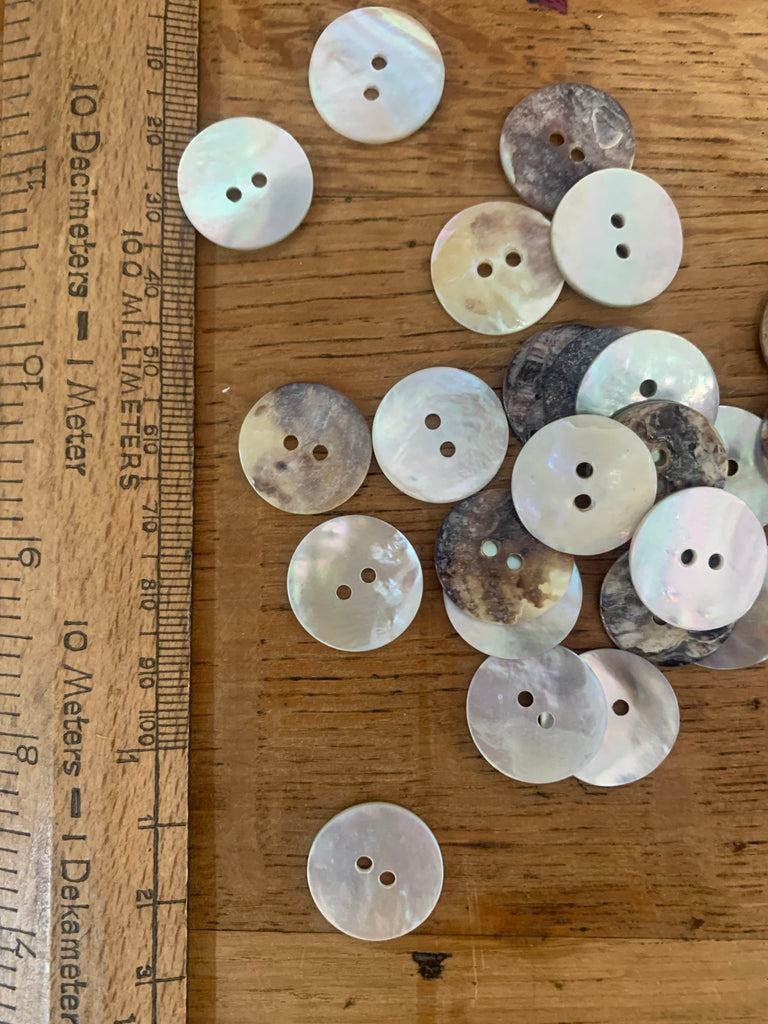 Agoya Shell Button - 18mm - The Eternal Maker - UK Fabric Shop