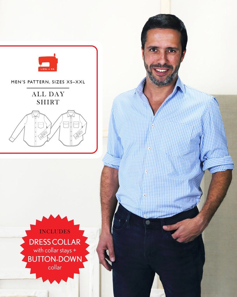 All Day Shirt - Liesl & Co - Digital Download Sewing Pattern - The Eternal Maker - UK Fabric Shop