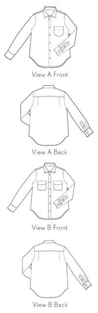 All Day Shirt - Liesl & Co - Digital Download Sewing Pattern - The Eternal Maker - UK Fabric Shop