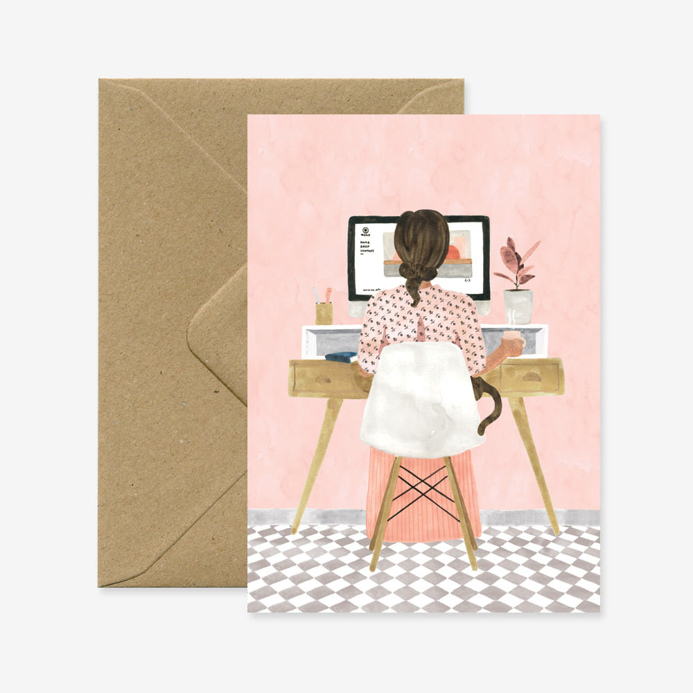 All The Ways To Say Cards Girl Boss - Greetings Card