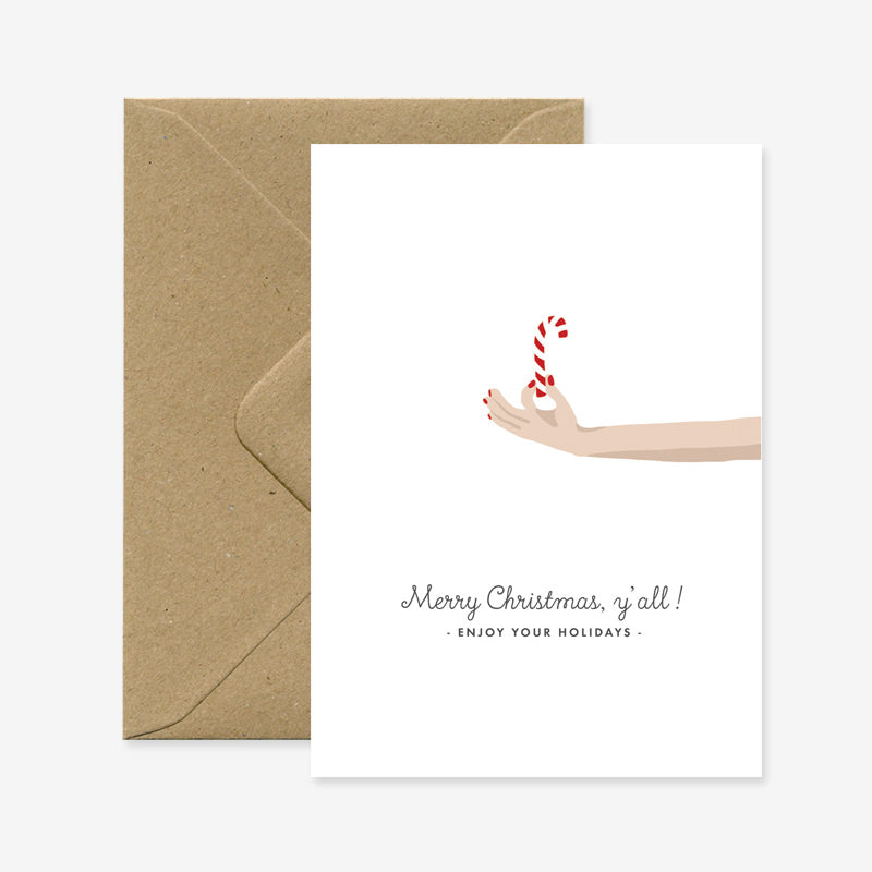 All The Ways To Say Cards Merry Christmas Y'All - Greetings Card