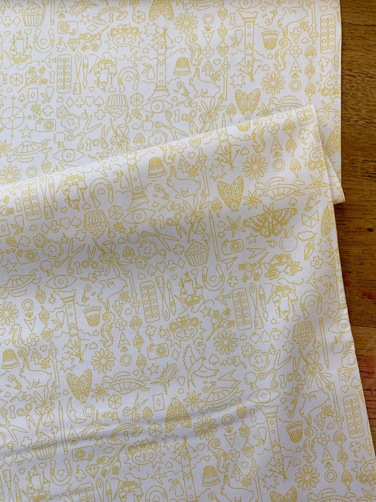Andover Fabric Collection in Sunflower - Sun Print Luminance - Alison Glass