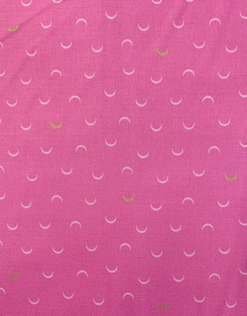 Andover Fabric Moon Age - Pink - Wildside by Libs Elliott for Andover