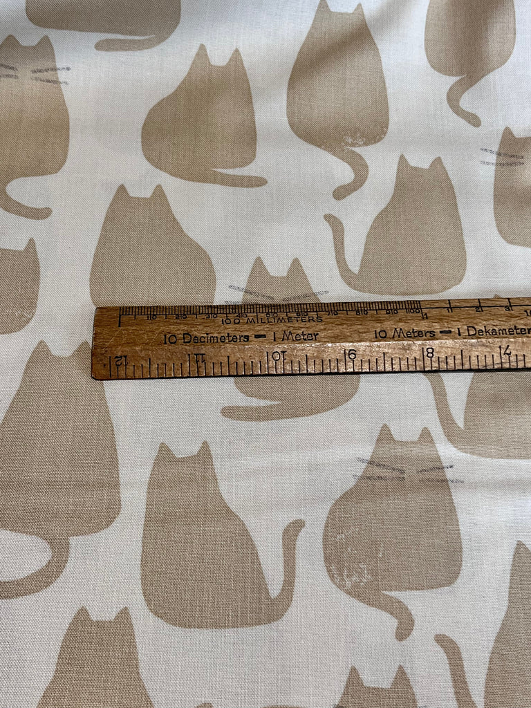 Andover Fabric Whiskers in Maple - Sarah Golden for Andover