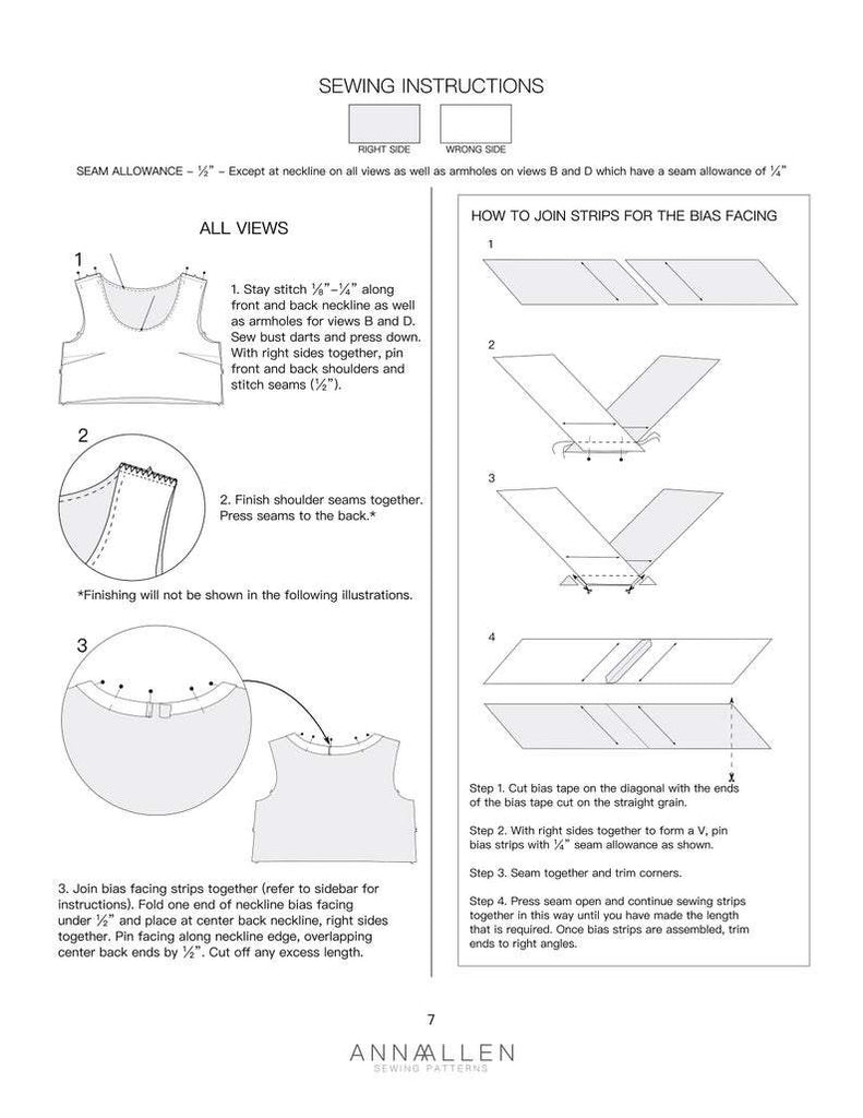 Anna Allen Clothing Dress Patterns Demeter Dress - Anna Allen Sewing - Digital Sewing Pattern
