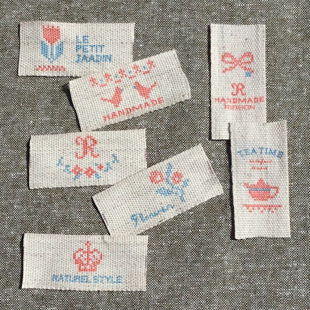 Antique Style Labels x 7 designs - The Eternal Maker - UK Fabric Shop
