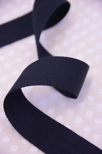 Apron Tape - 25mm - Black - The Eternal Maker - UK Fabric Shop