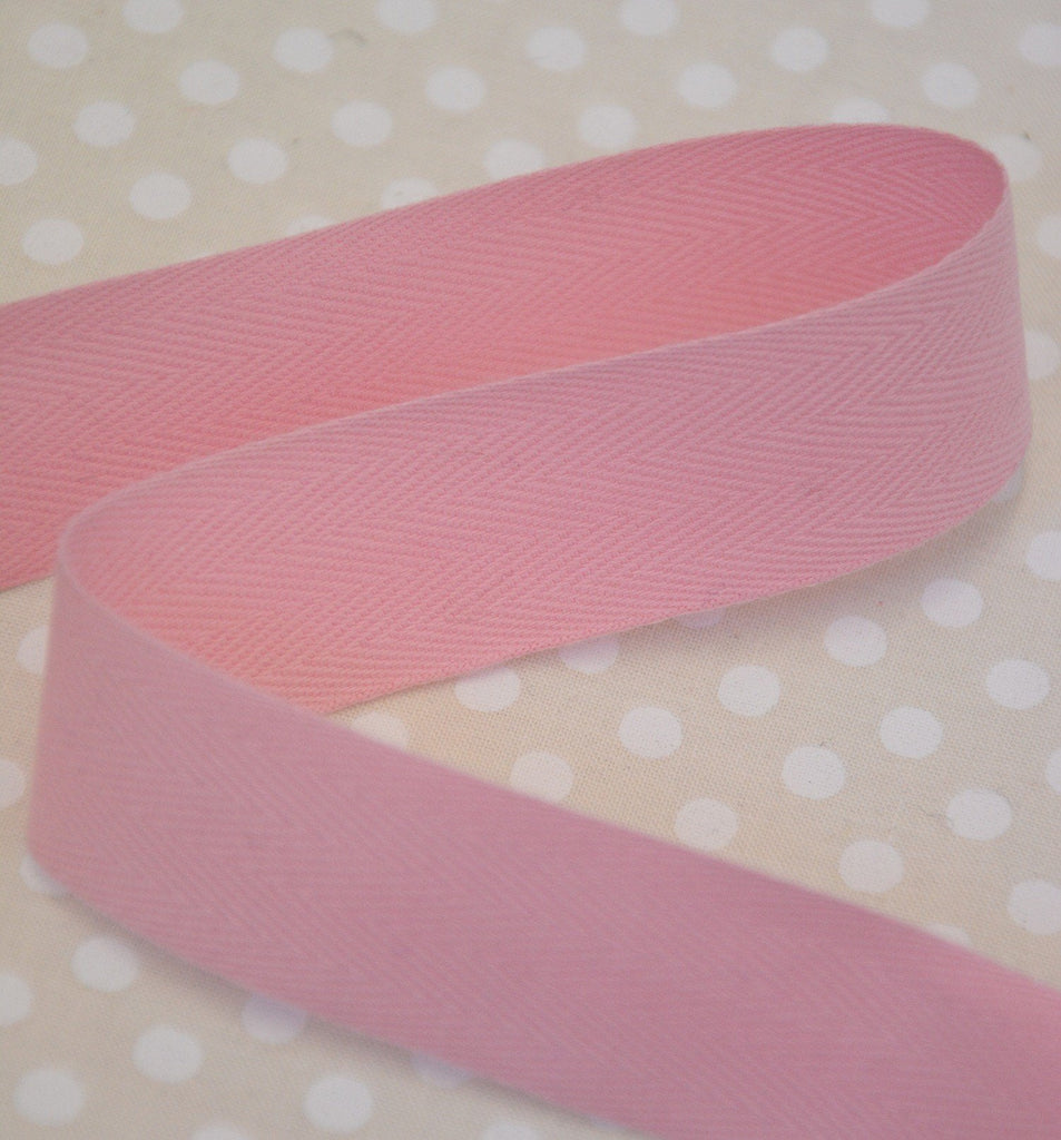 Apron Tape - 25mm - Pale Pink - The Eternal Maker - UK Fabric Shop