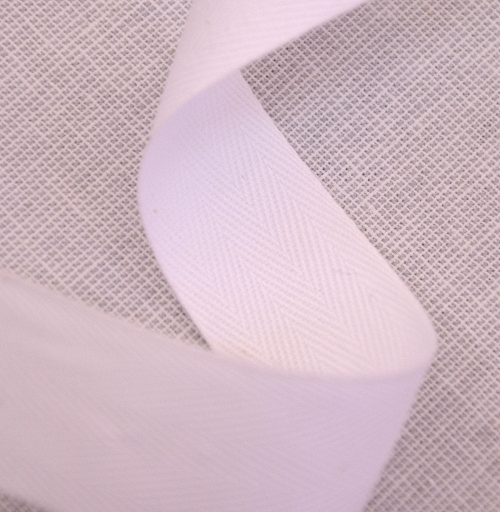 Apron Tape - 25mm - White - The Eternal Maker - UK Fabric Shop