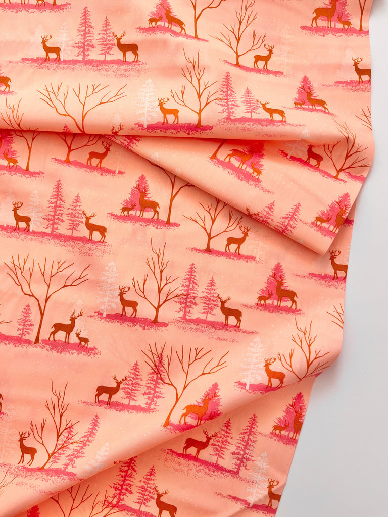 Art Gallery Fabric Deer in Winterland - Cozy and Magical - Art Gallery Fabrics