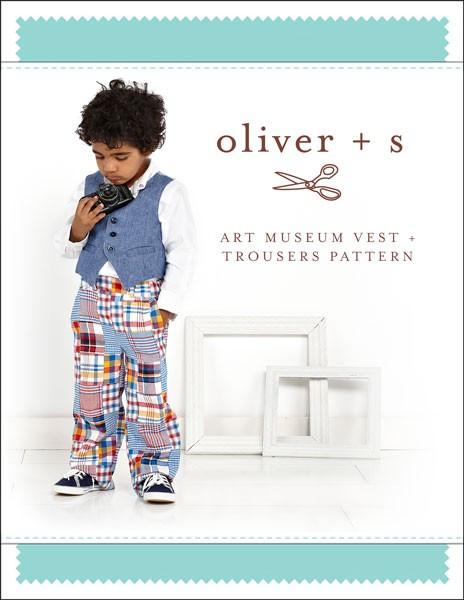 Art Museum Vest + Trousers Sewing Pattern - Oliver + S - The Eternal Maker - UK Fabric Shop