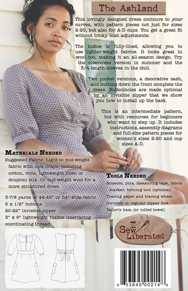 Ashland Dress - Sew Liberated - Digital Download PDF Sewing Pattern - The Eternal Maker - UK Fabric Shop
