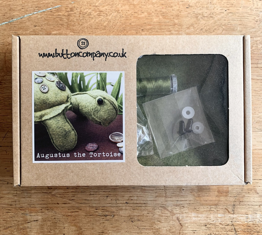 Augustus Tortoise Felt Sewing Kit - Charlie Duck Designs - The Eternal Maker - UK Fabric Shop