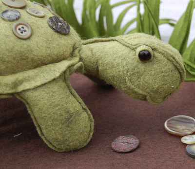 Augustus Tortoise Felt Sewing Pattern - Charlie Duck Designs - The Eternal Maker - UK Fabric Shop