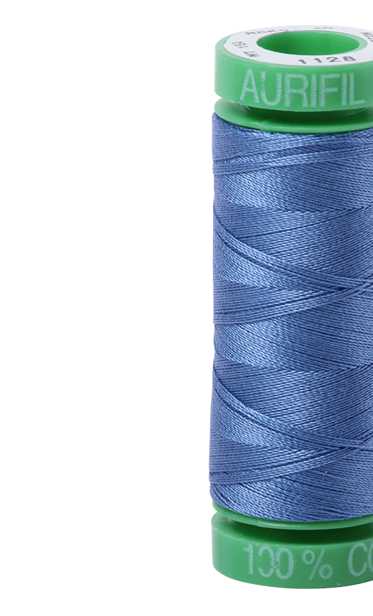 Aurifil Cotton Quilting Thread - 40wt - 1128 - 150m - The Eternal Maker - UK Fabric Shop