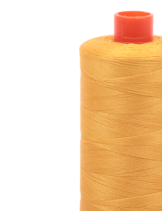 AURIFIL 1135 Pale Yellow-50wt 1300M Cotton Quilting Thread