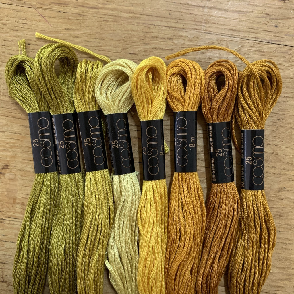 Autumn Leaves - Lecien Cosmo Embroidery Thread Set - The Eternal Maker - UK Fabric Shop