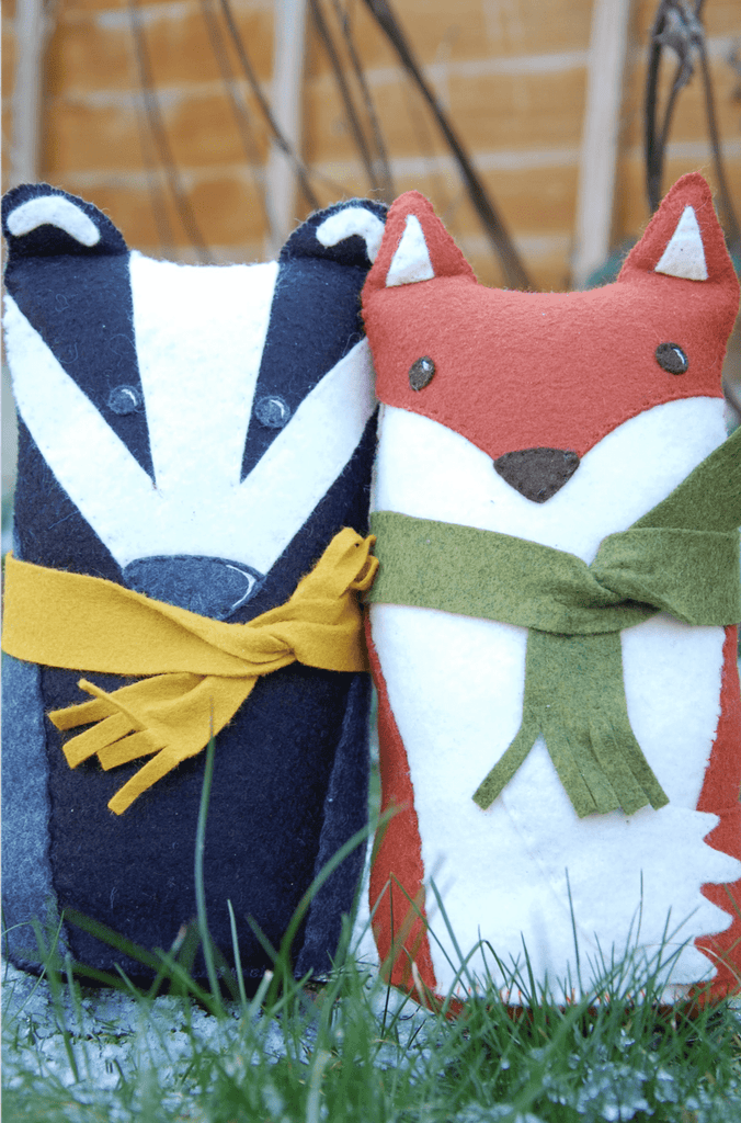 Badger and Fox Felt Digital Sewing Pattern - The Eternal Maker - UK Fabric Shop