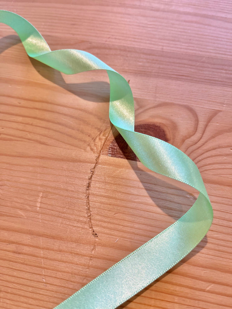 Berisfords Ribbon and Trims Double Faced Polyester Satin Ribbon - Mint - 15mm - 56