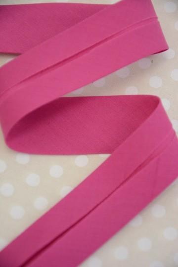Bias Binding Solid Dark Rose - 25mm - The Eternal Maker - UK Fabric Shop