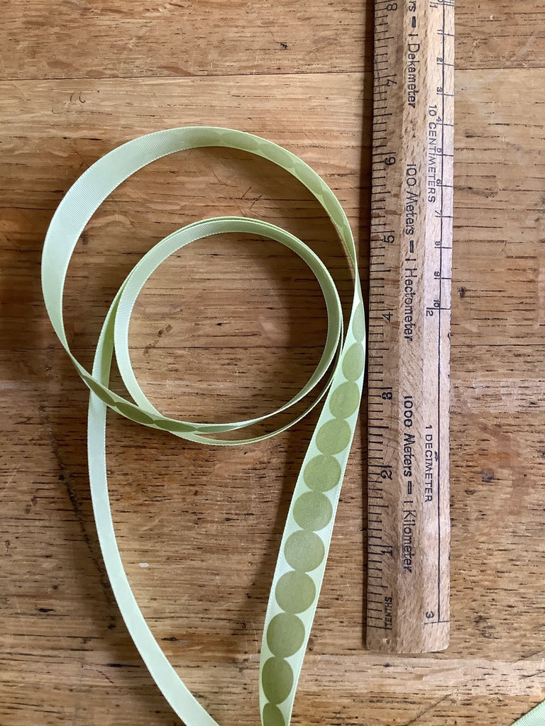 Big Spot Ribbon - Apple - 15mm - The Eternal Maker - UK Fabric Shop