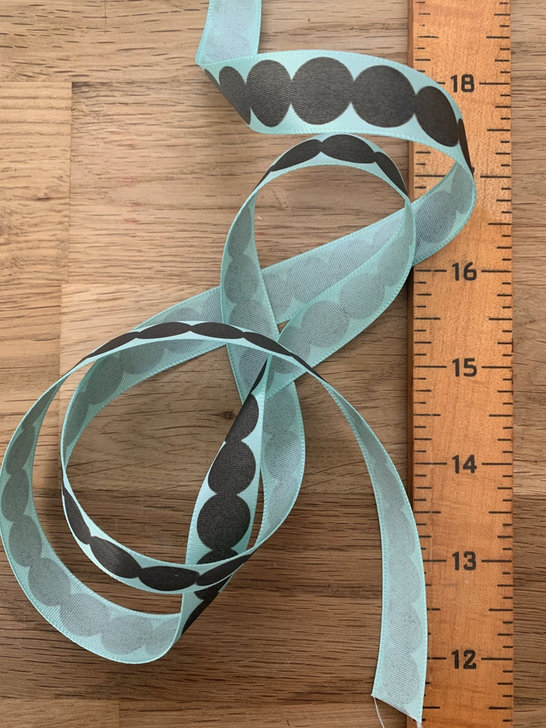 Big Spot Ribbon - Mint - 15mm - The Eternal Maker - UK Fabric Shop