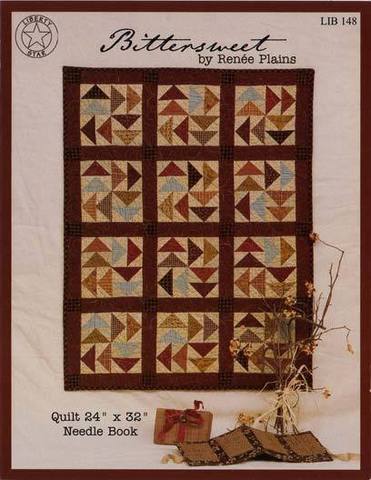 Bittersweet - Mini Quilt Pattern by Renee Plains of Liberty Star - The Eternal Maker - UK Fabric Shop