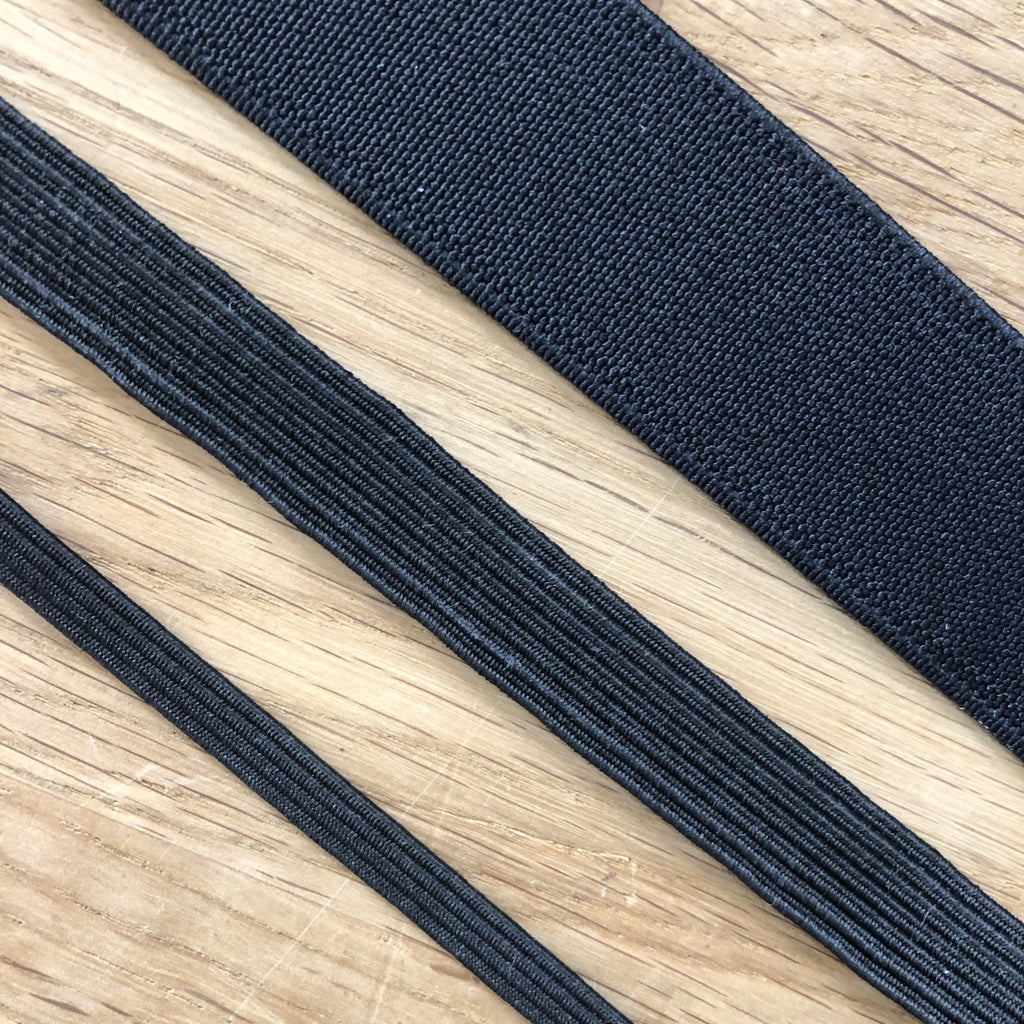Black Elastic - The Eternal Maker - UK Fabric Shop