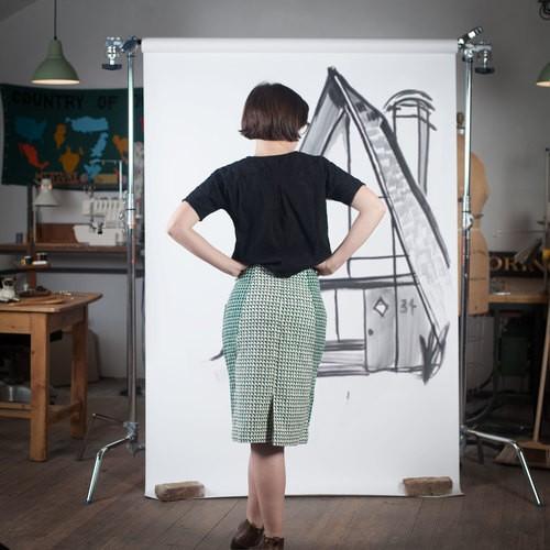 Blueprints for Sewing Dress Patterns A-Frame Pencil Skirt - Blueprints for Sewing - Digital PDF Pattern