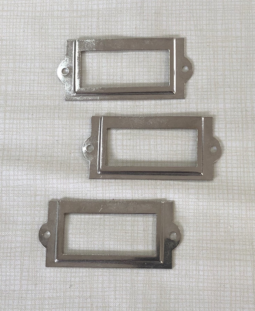 Book Plates - Silver - 45mm x 25mm - The Eternal Maker - UK Fabric Shop