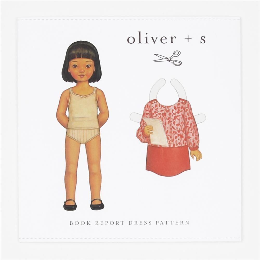 Book Report Dress Sewing Pattern - Oliver + S - The Eternal Maker - UK Fabric Shop