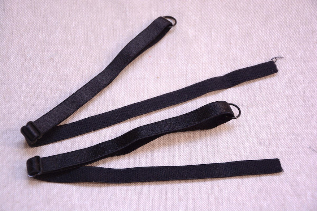 Bra Straps - White or Black - 10mm - The Eternal Maker - UK Fabric Shop