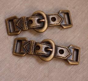 Brass Buckle Trim - Antique Brass - 10mm - The Eternal Maker - UK Fabric Shop