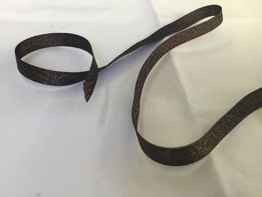 Bronze Ribbon - 10mm - The Eternal Maker - UK Fabric Shop