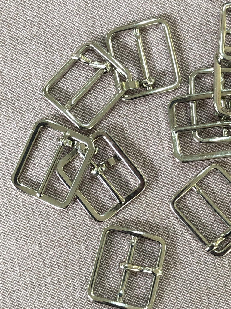 Buckle with Prong - 20mm - Silver - The Eternal Maker - UK Fabric Shop