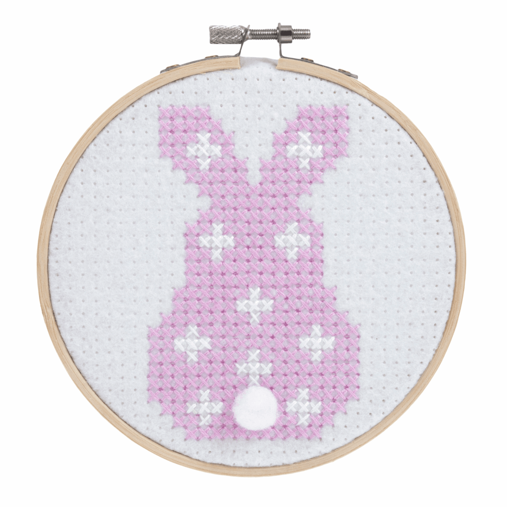 Bunny - Felt Cross Stitch Kit - Trimits - The Eternal Maker - UK Fabric Shop