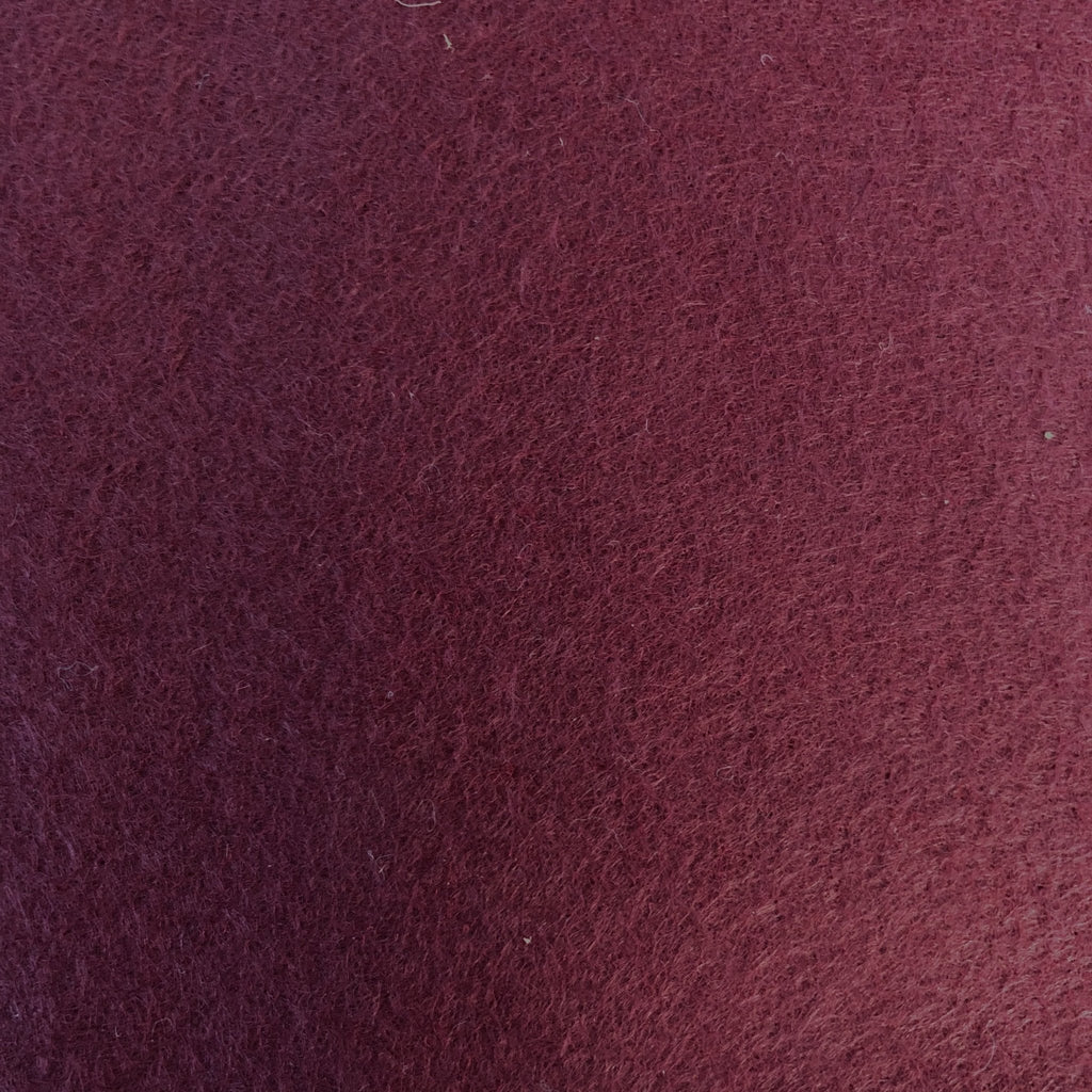 Burgundy Woolfelt - by the 10cm (approx 4") - The Eternal Maker - UK Fabric Shop