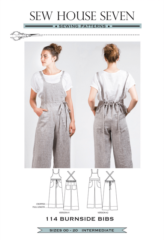 Burnside Bibs - Sew House Seven - Digital Sewing Pattern - The Eternal Maker - UK Fabric Shop