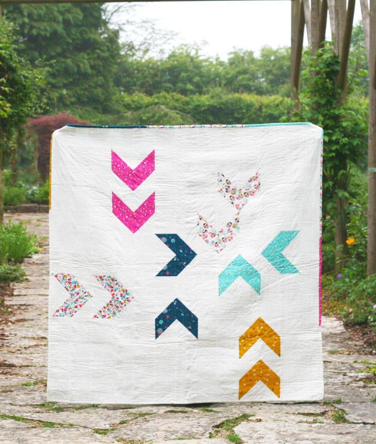 Busy Chevron Quilt - Pattern by Lou Orth - The Eternal Maker - UK Fabric Shop
