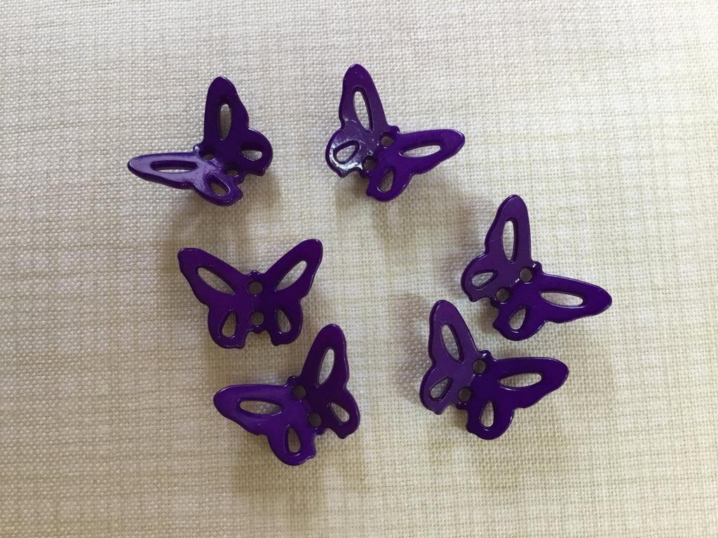 Butterfly Button - 15mm. Various Colours - The Eternal Maker - UK Fabric Shop