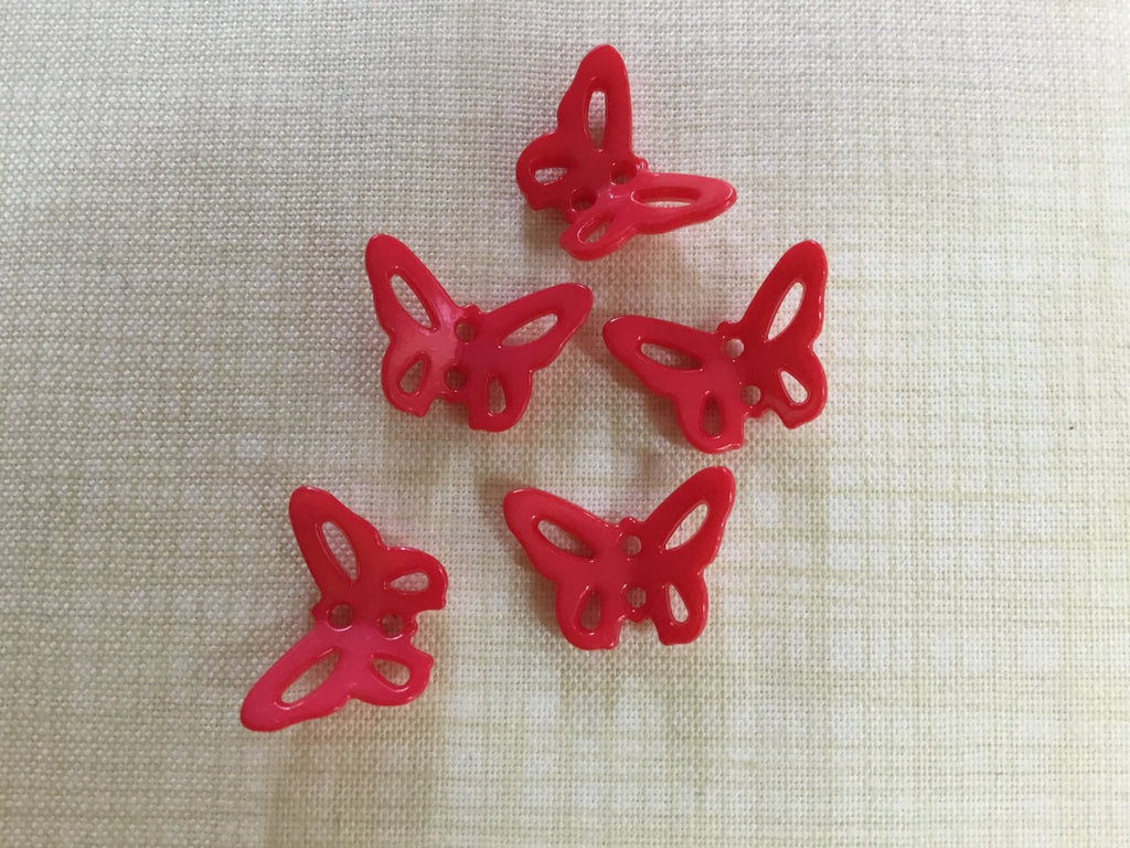 Butterfly Button - 15mm. Various Colours - The Eternal Maker - UK Fabric Shop