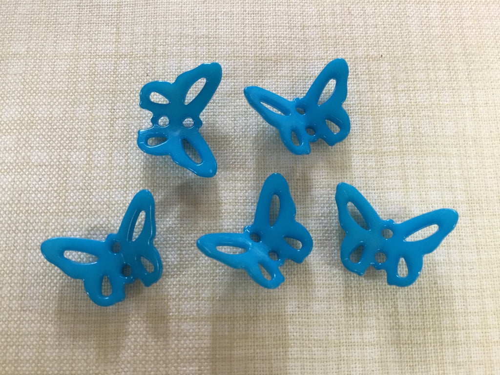 Butterfly Button - 15mm. Various Colours - The Eternal Maker - UK Fabric Shop